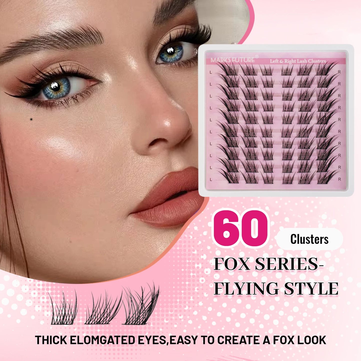 Luxe DIY Cat-Eye Lash Clusters™