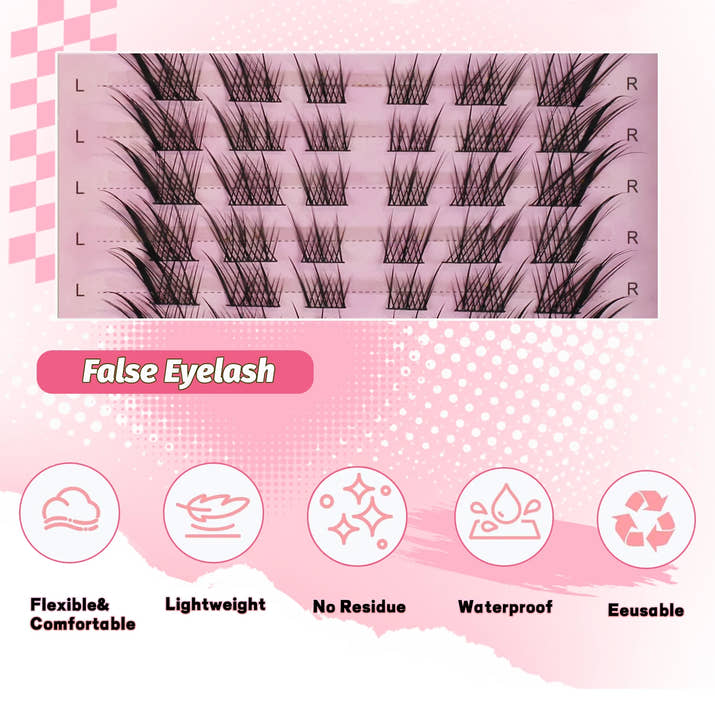 Luxe DIY Cat-Eye Lash Clusters™