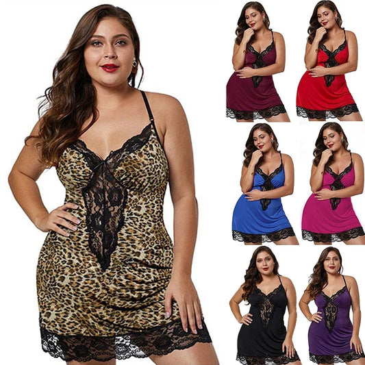 Elegant Satin Lace Nightgown™