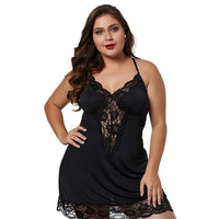Elegant Satin Lace Nightgown™