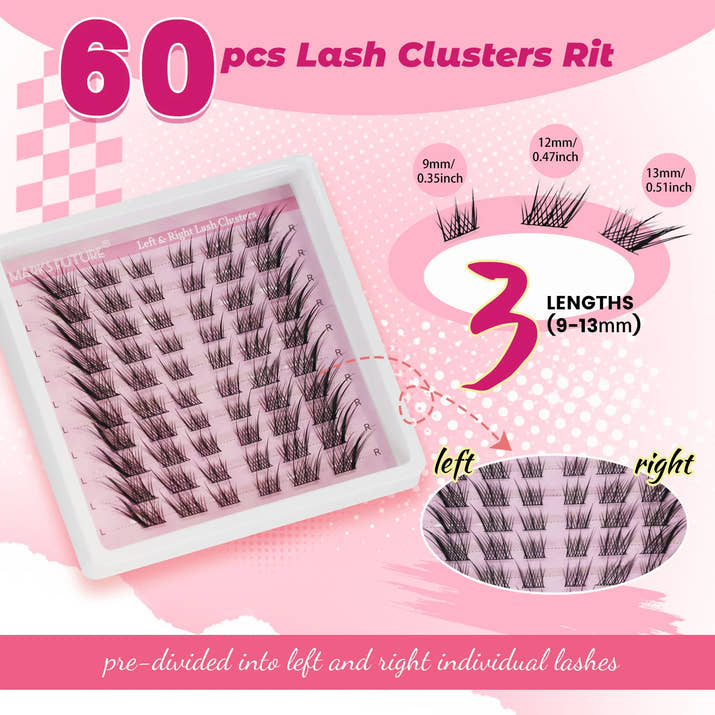Luxe DIY Cat-Eye Lash Clusters™